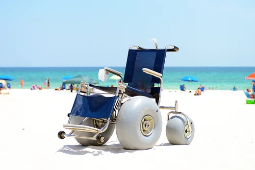 Elevating Leg Rest All Terrain Beach Wheelchair
