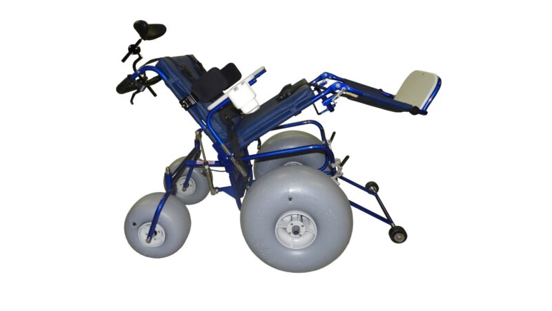 Debug Tilt and Recline Tilt In Space Reclining All Terrain Beach Wheelchair