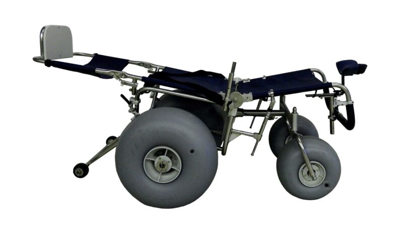 Debug Tilt and Recline Fully Reclined Tilt In Space Reclining All Terrain Beach Wheelchair