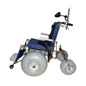 Debug Tilt and Recline Upright Tilt In Space Reclining All Terrain Beach Wheelchair