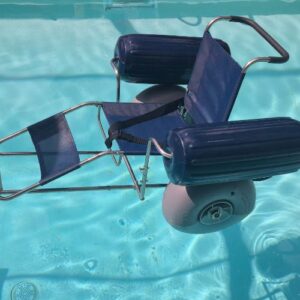 EZ Rolling Wheelchair EZ Roller Floating Surf Wheelchair