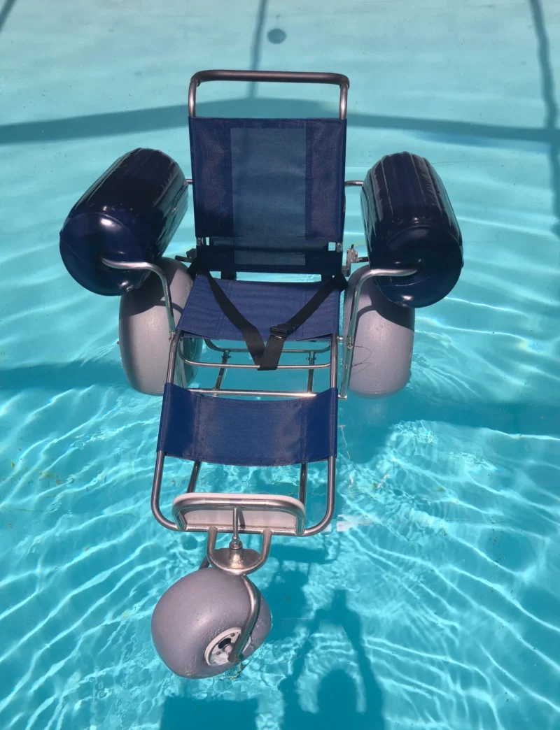 ez roller pool front_result EZ Roller Floating Surf Wheelchair