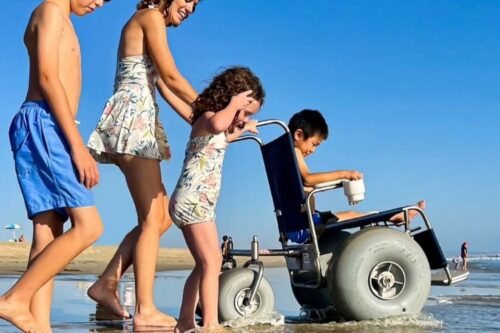 Junior Fixed Leg Rest All-Terrain Wheelchair