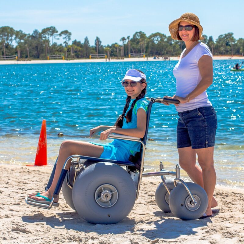 Junior Fixed Leg Rest All-Terrain Wheelchair